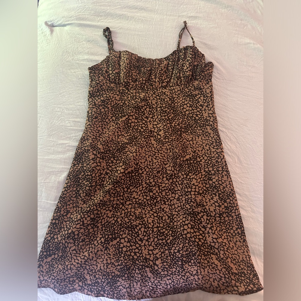 URBAN OUTFITTERS NEVER WORN animal print mini dress
